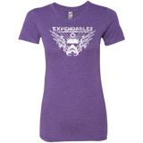 T-Shirts Purple Rush / S Expendable Troopers Women's Triblend T-Shirt