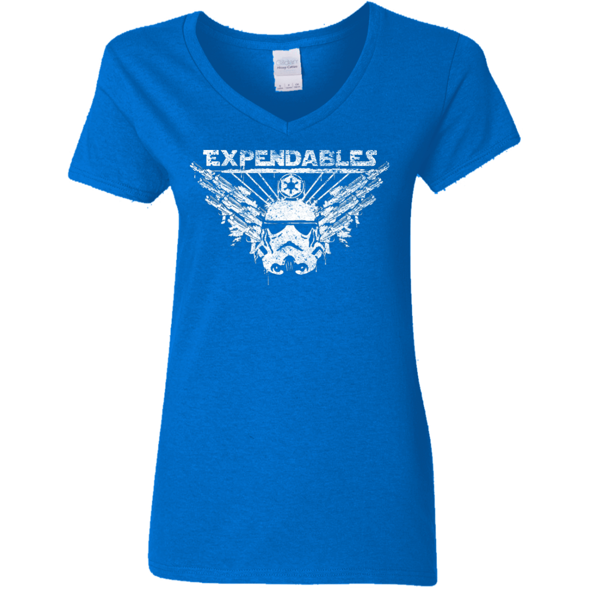 T-Shirts Royal / S Expendable Troopers Women's V-Neck T-Shirt