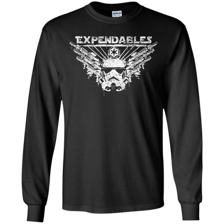 T-Shirts Black / YS Expendable Troopers Youth Long Sleeve T-Shirt
