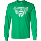 T-Shirts Irish Green / YS Expendable Troopers Youth Long Sleeve T-Shirt