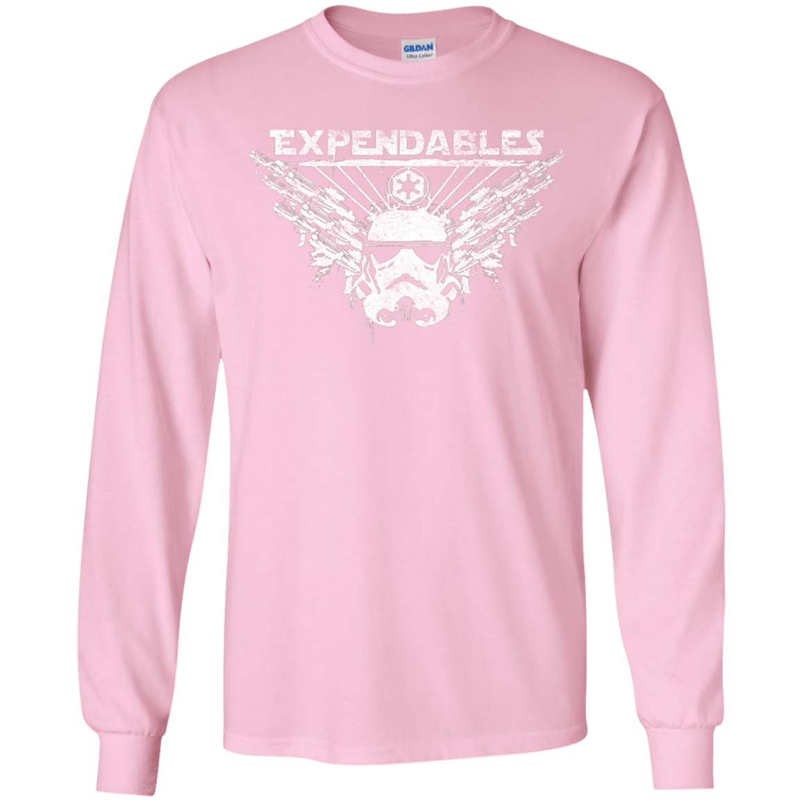 T-Shirts Light Pink / YS Expendable Troopers Youth Long Sleeve T-Shirt