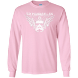 T-Shirts Light Pink / YS Expendable Troopers Youth Long Sleeve T-Shirt