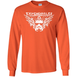 T-Shirts Orange / YS Expendable Troopers Youth Long Sleeve T-Shirt