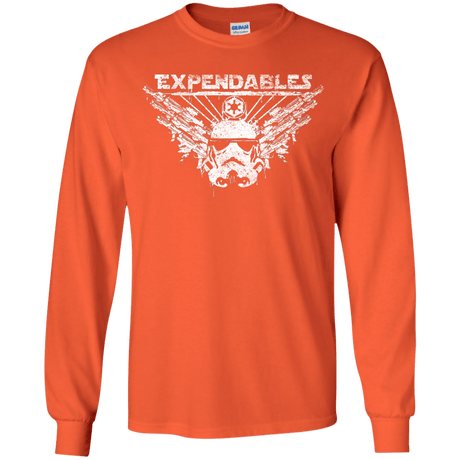 T-Shirts Orange / YS Expendable Troopers Youth Long Sleeve T-Shirt