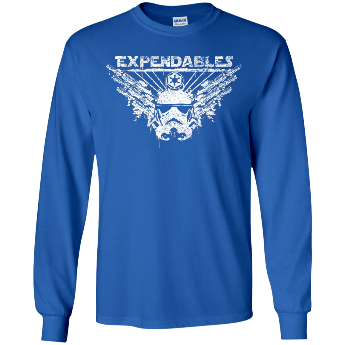 T-Shirts Royal / YS Expendable Troopers Youth Long Sleeve T-Shirt