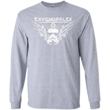 T-Shirts Sport Grey / YS Expendable Troopers Youth Long Sleeve T-Shirt