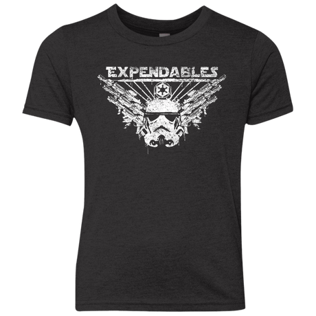 T-Shirts Vintage Black / YXS Expendable Troopers Youth Triblend T-Shirt