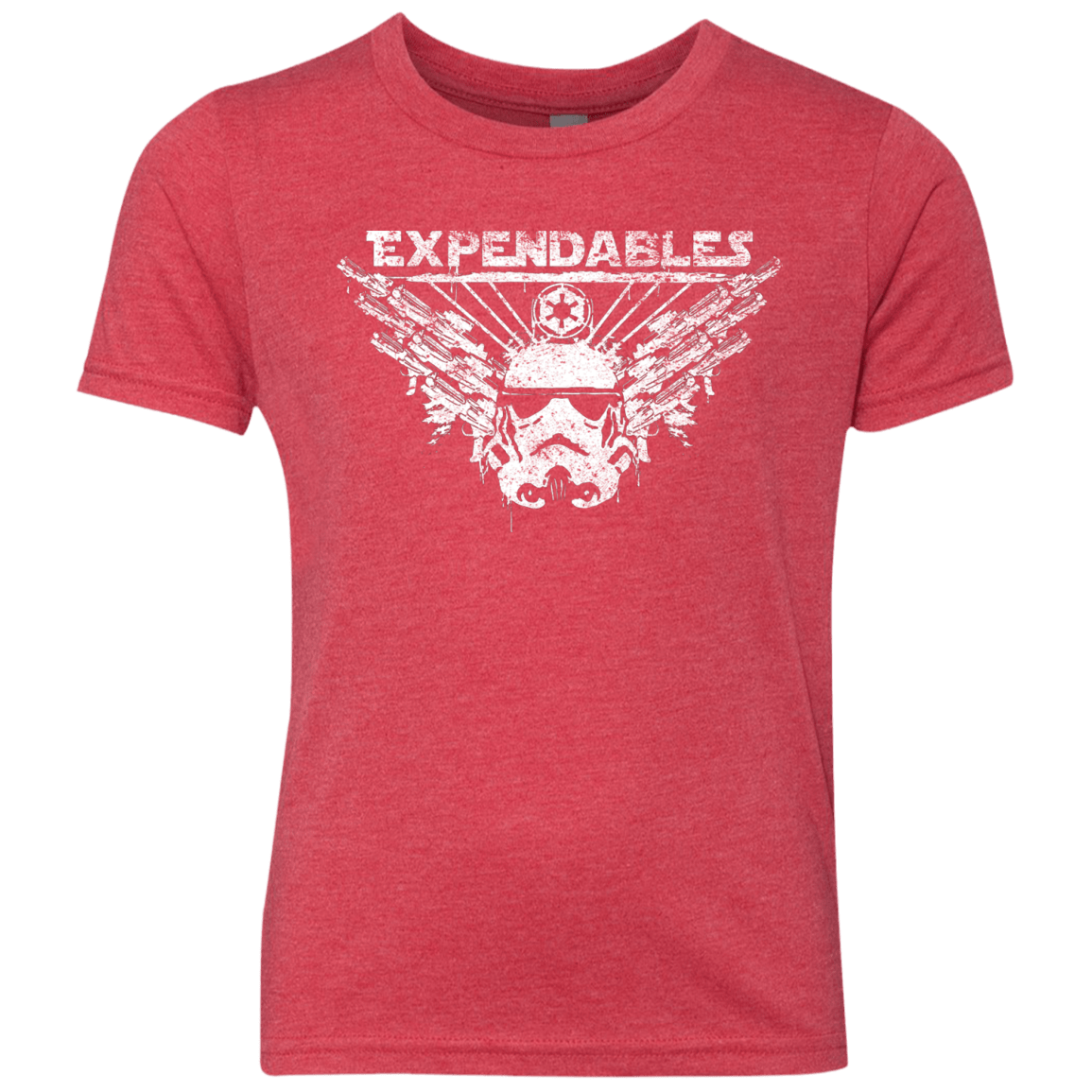 T-Shirts Vintage Red / YXS Expendable Troopers Youth Triblend T-Shirt