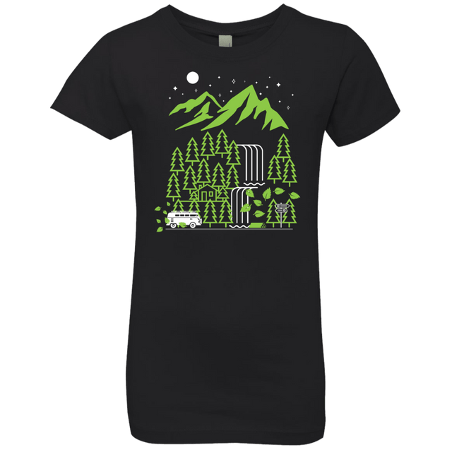 T-Shirts Black / YXS Explore More Girls Premium T-Shirt