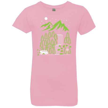 T-Shirts Light Pink / YXS Explore More Girls Premium T-Shirt