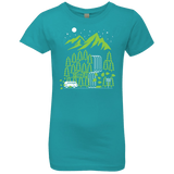 T-Shirts Tahiti Blue / YXS Explore More Girls Premium T-Shirt