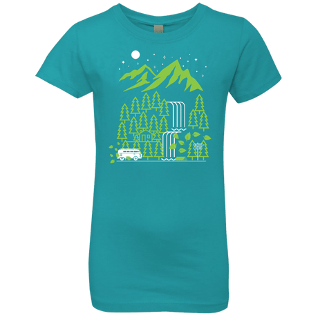 T-Shirts Tahiti Blue / YXS Explore More Girls Premium T-Shirt