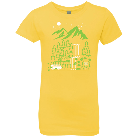 T-Shirts Vibrant Yellow / YXS Explore More Girls Premium T-Shirt