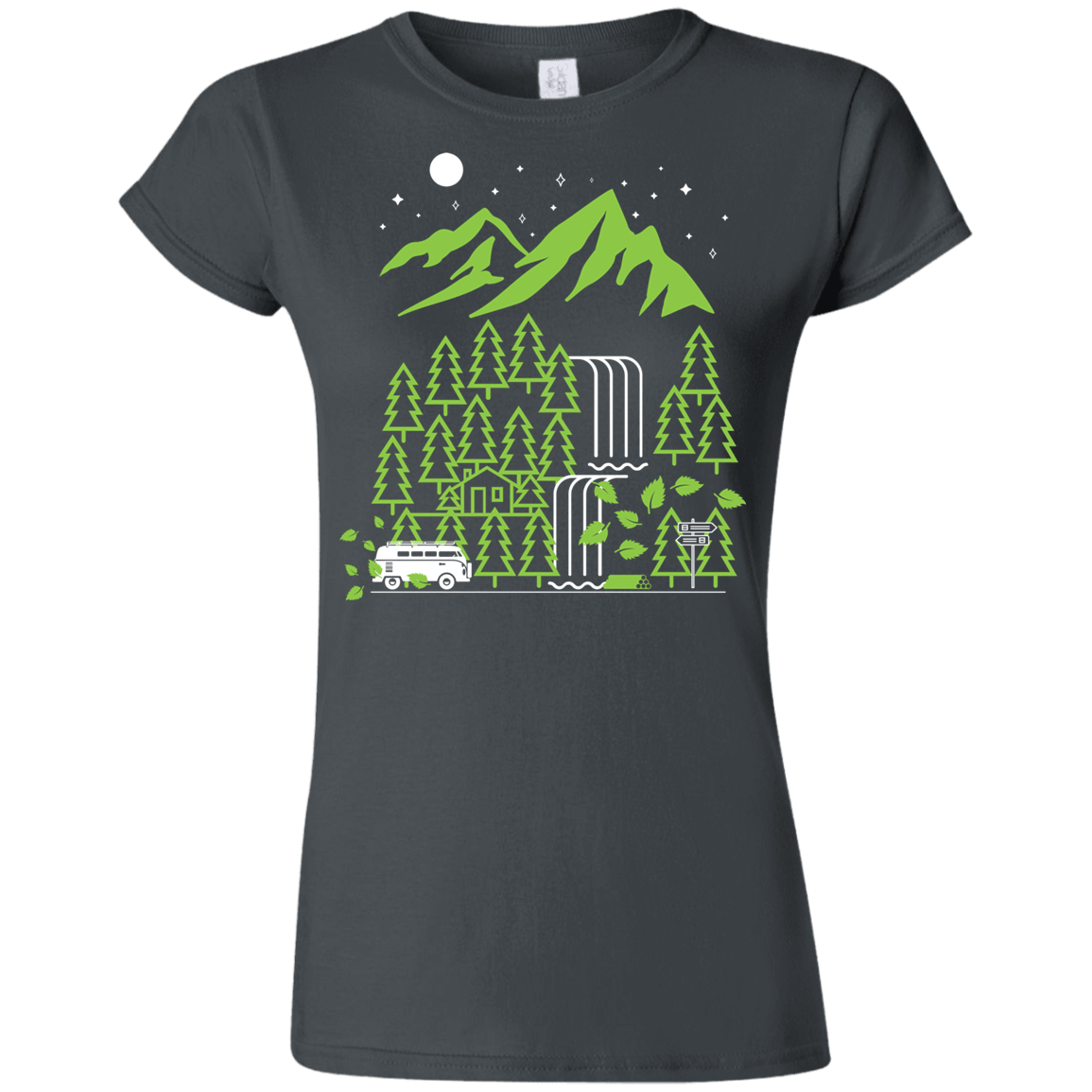 T-Shirts Charcoal / S Explore More Junior Slimmer-Fit T-Shirt