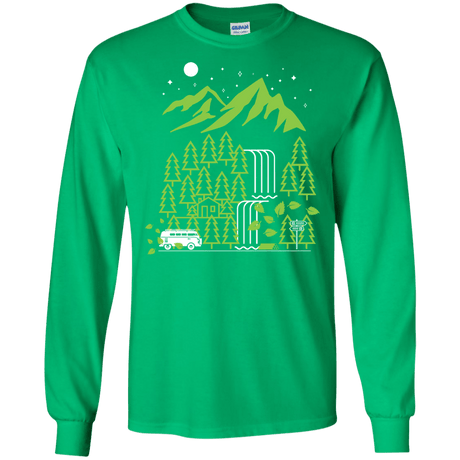 T-Shirts Irish Green / S Explore More Men's Long Sleeve T-Shirt