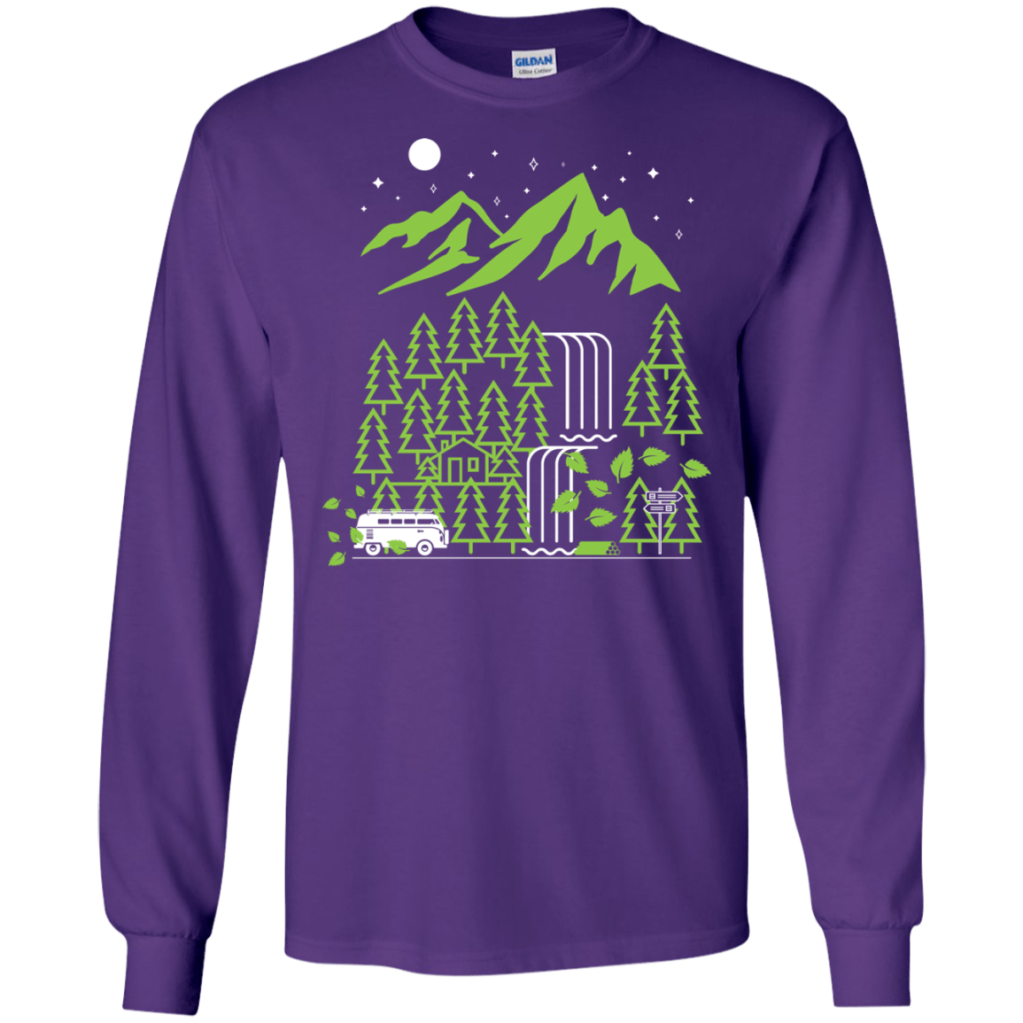 T-Shirts Purple / S Explore More Men's Long Sleeve T-Shirt