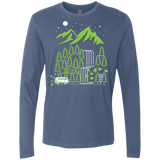 T-Shirts Indigo / S Explore More Men's Premium Long Sleeve