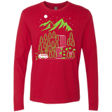 T-Shirts Red / S Explore More Men's Premium Long Sleeve