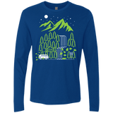 T-Shirts Royal / S Explore More Men's Premium Long Sleeve