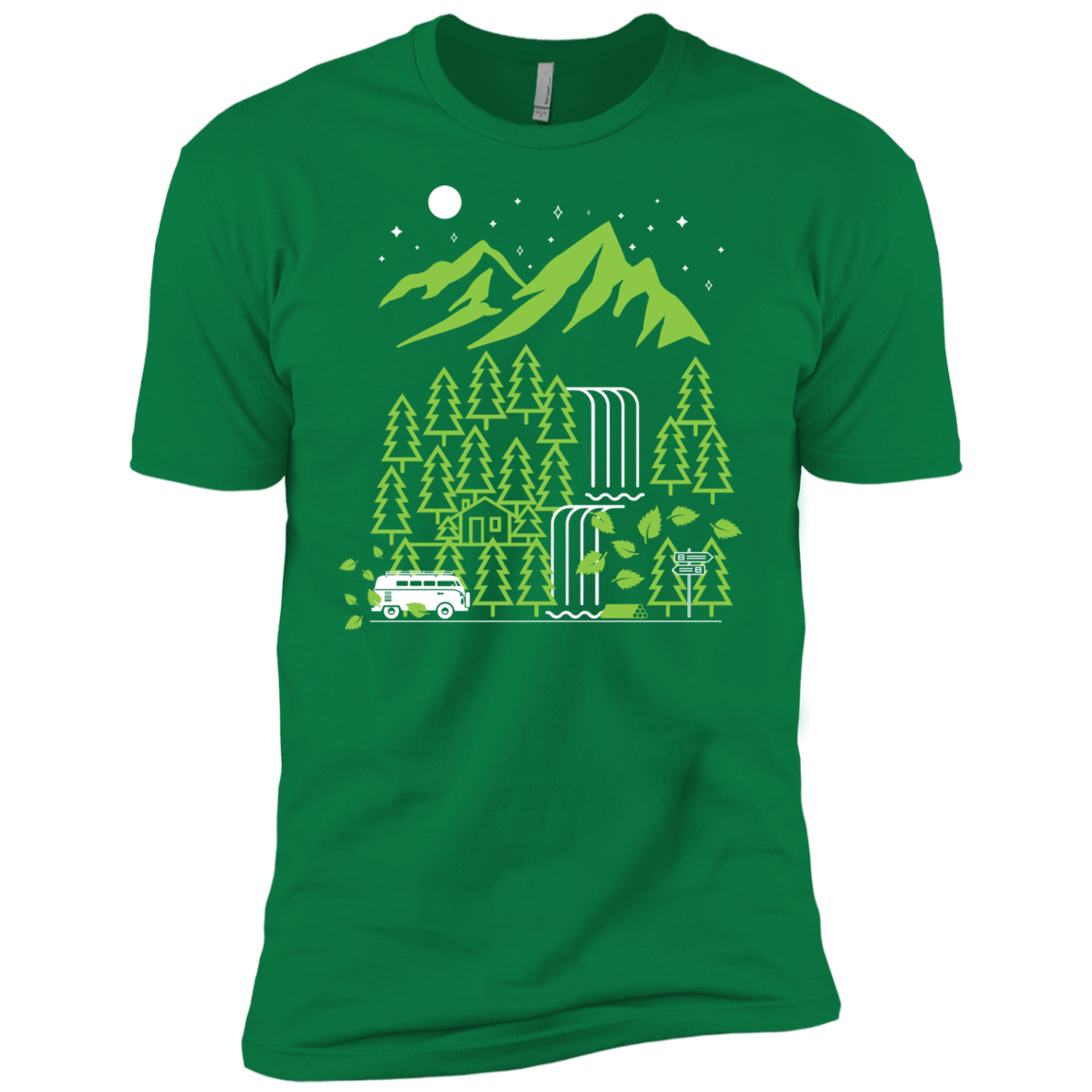 T-Shirts Kelly Green / X-Small Explore More Men's Premium T-Shirt