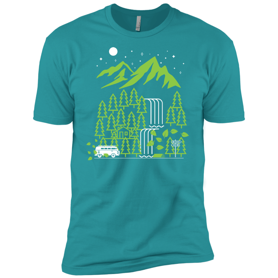 T-Shirts Tahiti Blue / X-Small Explore More Men's Premium T-Shirt