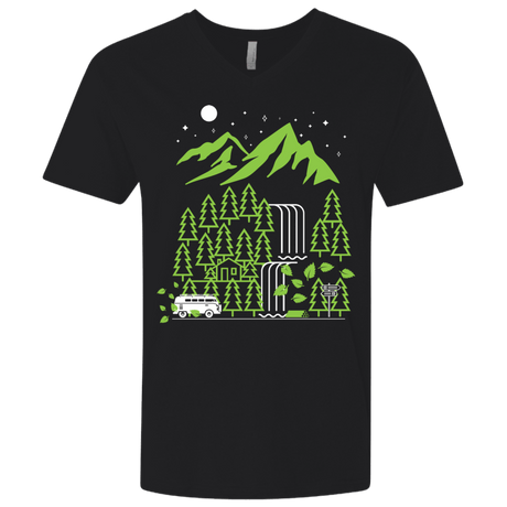 T-Shirts Black / X-Small Explore More Men's Premium V-Neck