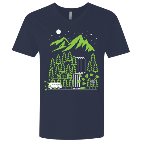 T-Shirts Midnight Navy / X-Small Explore More Men's Premium V-Neck