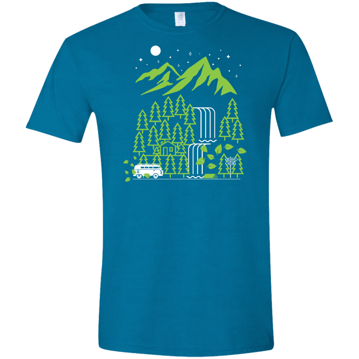 T-Shirts Antique Sapphire / S Explore More Men's Semi-Fitted Softstyle