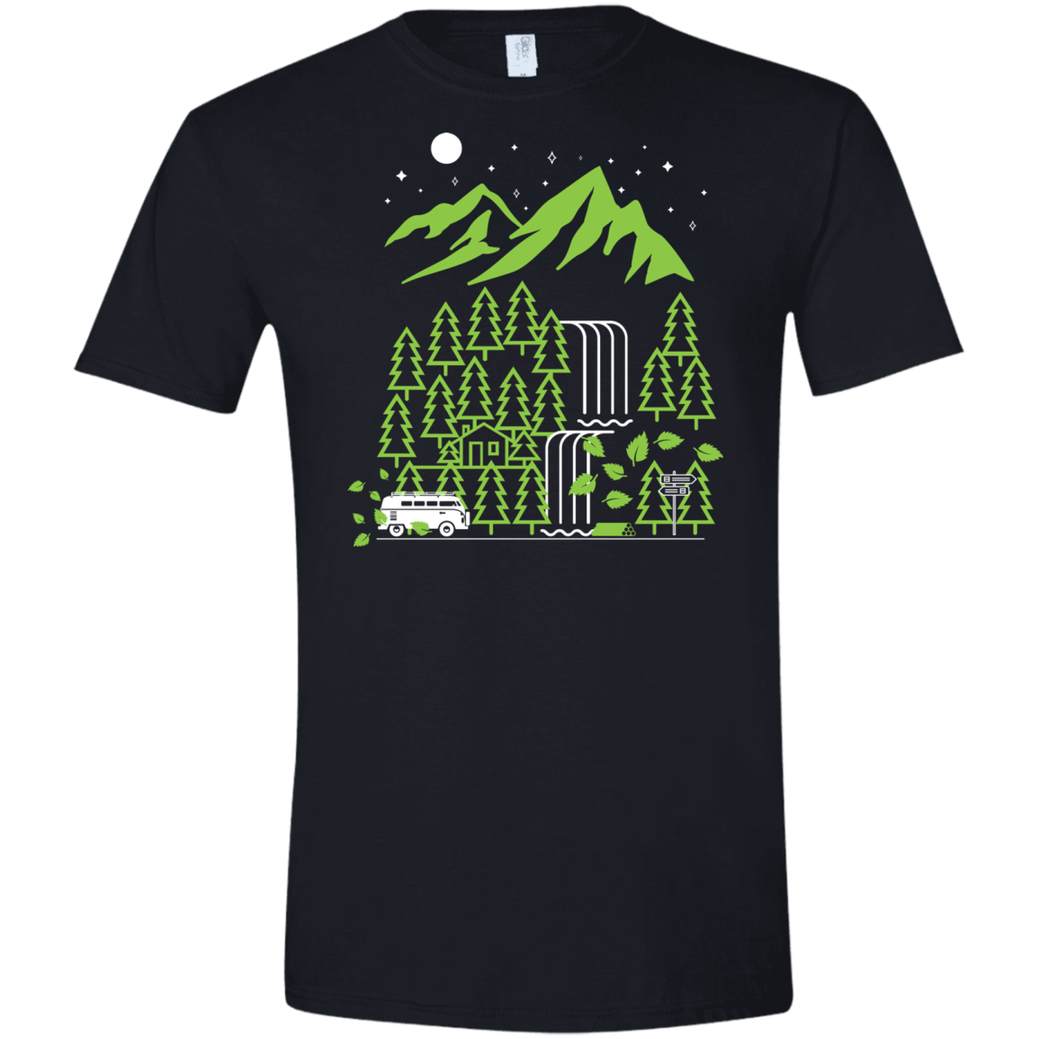 T-Shirts Black / X-Small Explore More Men's Semi-Fitted Softstyle