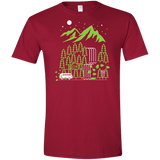 T-Shirts Cardinal Red / S Explore More Men's Semi-Fitted Softstyle