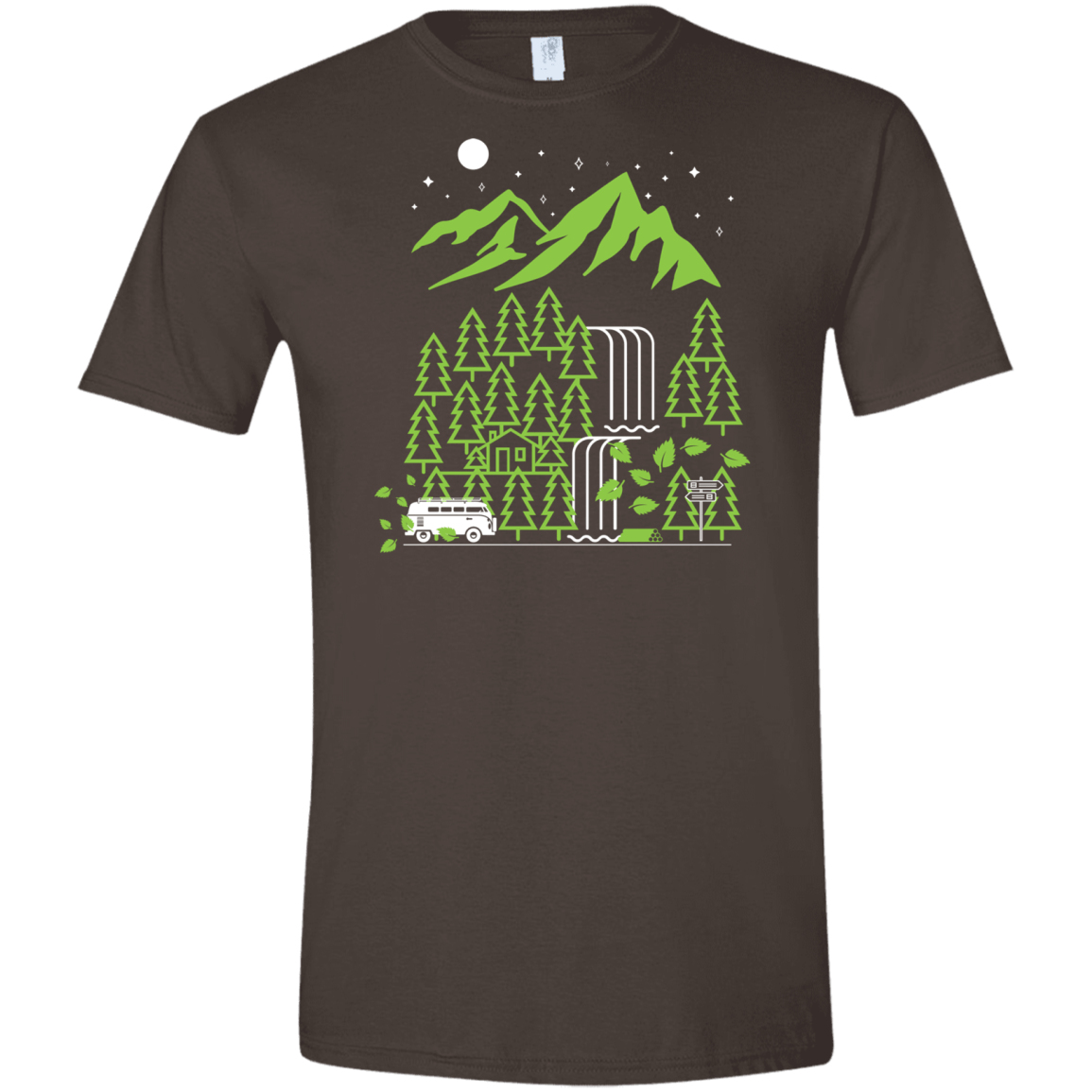 T-Shirts Dark Chocolate / S Explore More Men's Semi-Fitted Softstyle