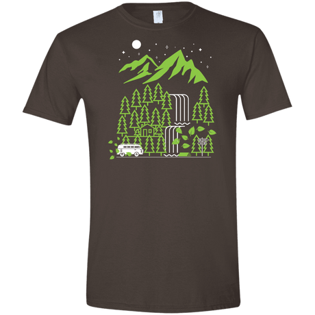 T-Shirts Dark Chocolate / S Explore More Men's Semi-Fitted Softstyle