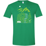 T-Shirts Heather Irish Green / S Explore More Men's Semi-Fitted Softstyle