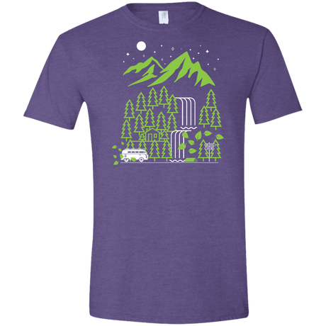 T-Shirts Heather Purple / S Explore More Men's Semi-Fitted Softstyle