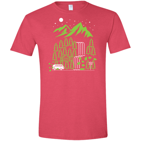 T-Shirts Heather Red / S Explore More Men's Semi-Fitted Softstyle