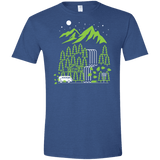 T-Shirts Heather Royal / X-Small Explore More Men's Semi-Fitted Softstyle