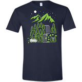 T-Shirts Navy / X-Small Explore More Men's Semi-Fitted Softstyle