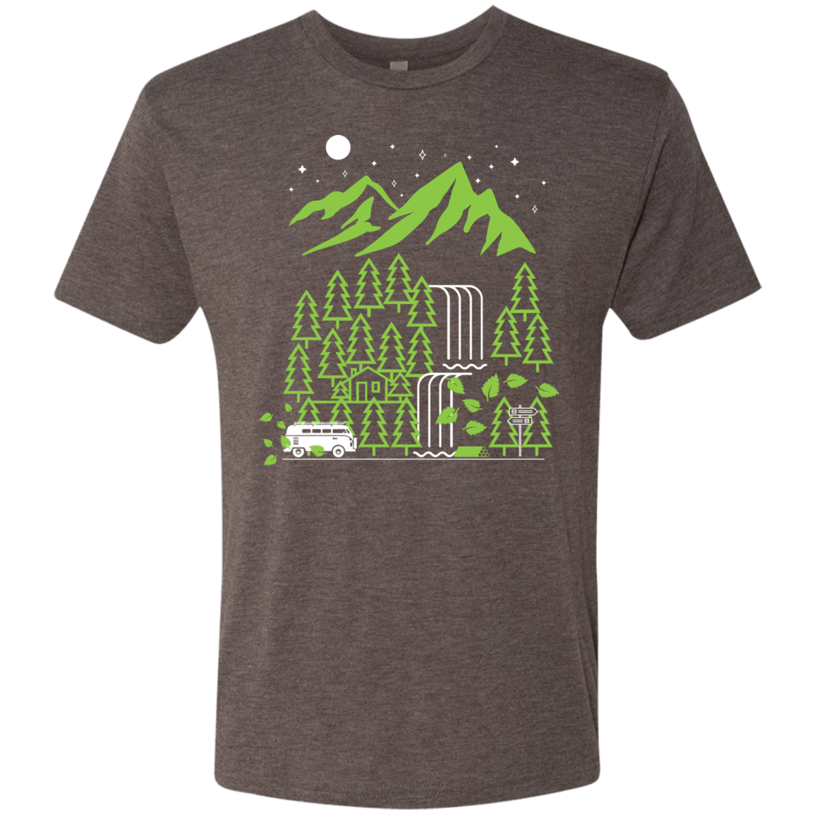 T-Shirts Macchiato / S Explore More Men's Triblend T-Shirt