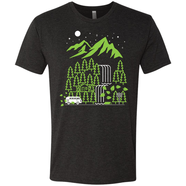 T-Shirts Vintage Black / S Explore More Men's Triblend T-Shirt