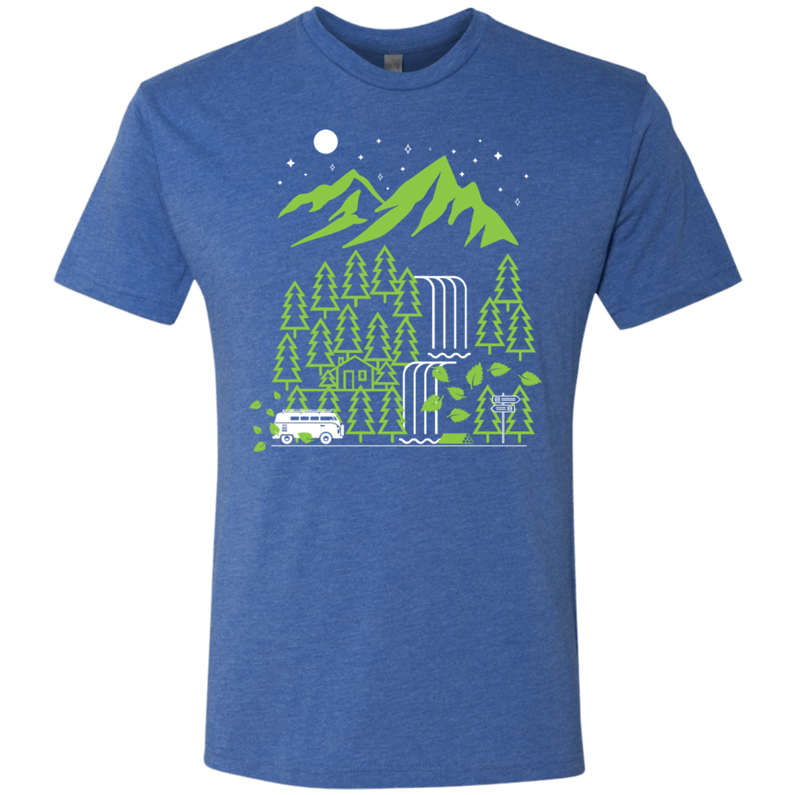 T-Shirts Vintage Royal / S Explore More Men's Triblend T-Shirt