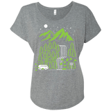 T-Shirts Premium Heather / X-Small Explore More Triblend Dolman Sleeve