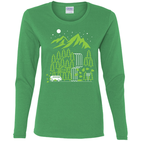 T-Shirts Irish Green / S Explore More Women's Long Sleeve T-Shirt