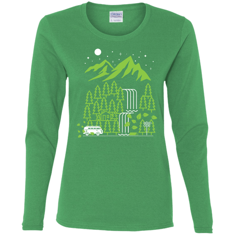 T-Shirts Irish Green / S Explore More Women's Long Sleeve T-Shirt
