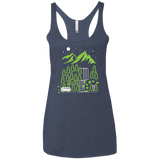 T-Shirts Vintage Navy / X-Small Explore More Women's Triblend Racerback Tank