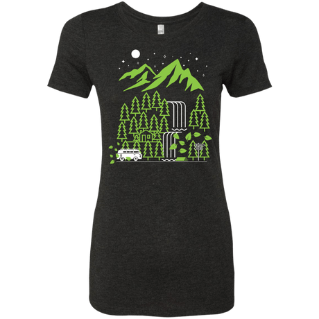 T-Shirts Vintage Black / S Explore More Women's Triblend T-Shirt