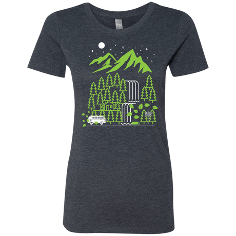 T-Shirts Vintage Navy / S Explore More Women's Triblend T-Shirt