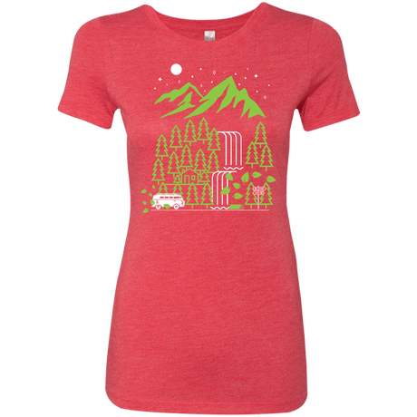 T-Shirts Vintage Red / S Explore More Women's Triblend T-Shirt