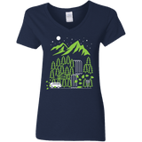 T-Shirts Navy / S Explore More Women's V-Neck T-Shirt