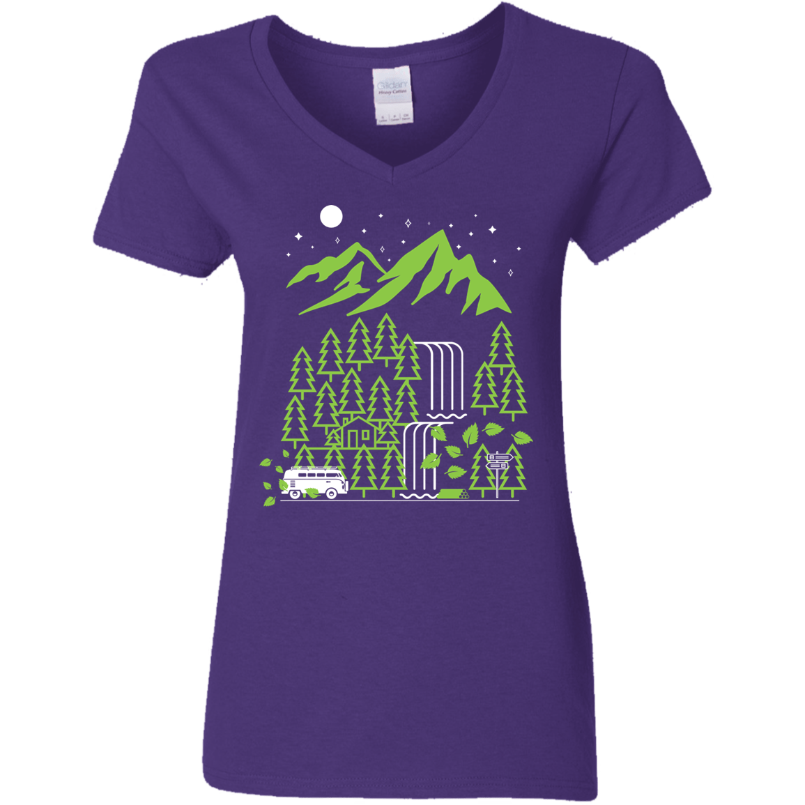 T-Shirts Purple / S Explore More Women's V-Neck T-Shirt