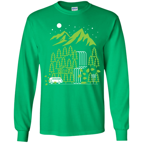 T-Shirts Irish Green / YS Explore More Youth Long Sleeve T-Shirt